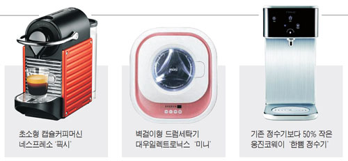 싱글족이 좋아할 `한뼘 가전` 이거였어?