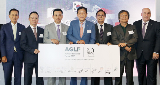 김정태 하나금융 회장, 아시아권 <!HS>골프<!HE>협회들과 포럼 개최