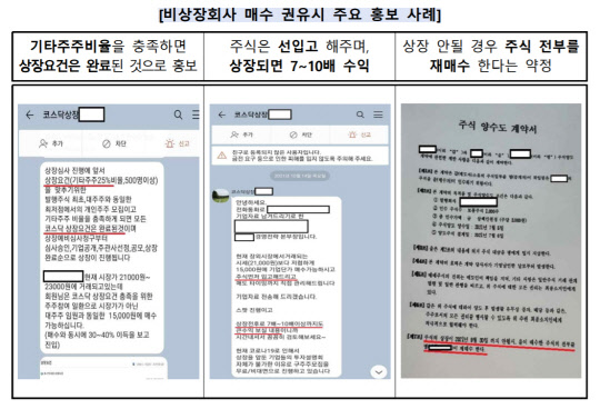 ★고수익 보장·상장 예정주★ 문구 믿었다간 큰코 다칩니다