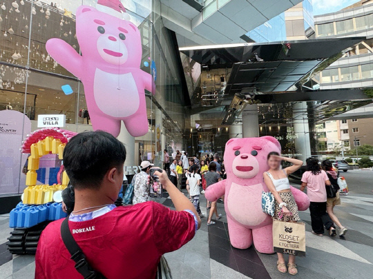 롯데홈쇼핑, 태국 최대쇼핑몰서 벨리곰 특별전시