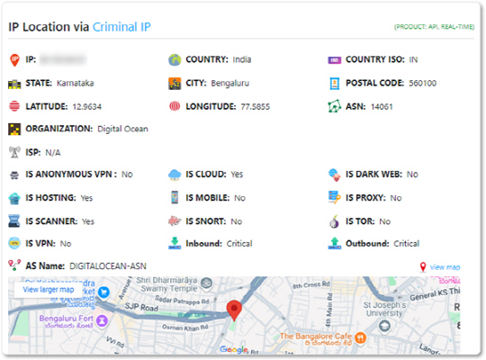 에이아이스페라, 글로벌 IP 주소 조회 툴 `IPLocation.io`에 IP 인텔리전스 연동