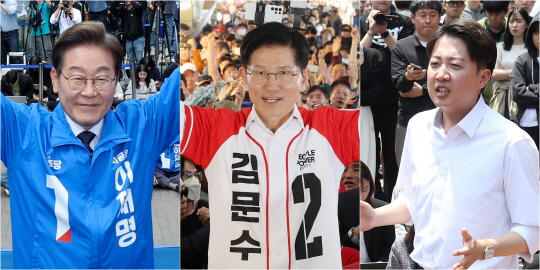 14일 각 당 대통령 후보 유세 일정